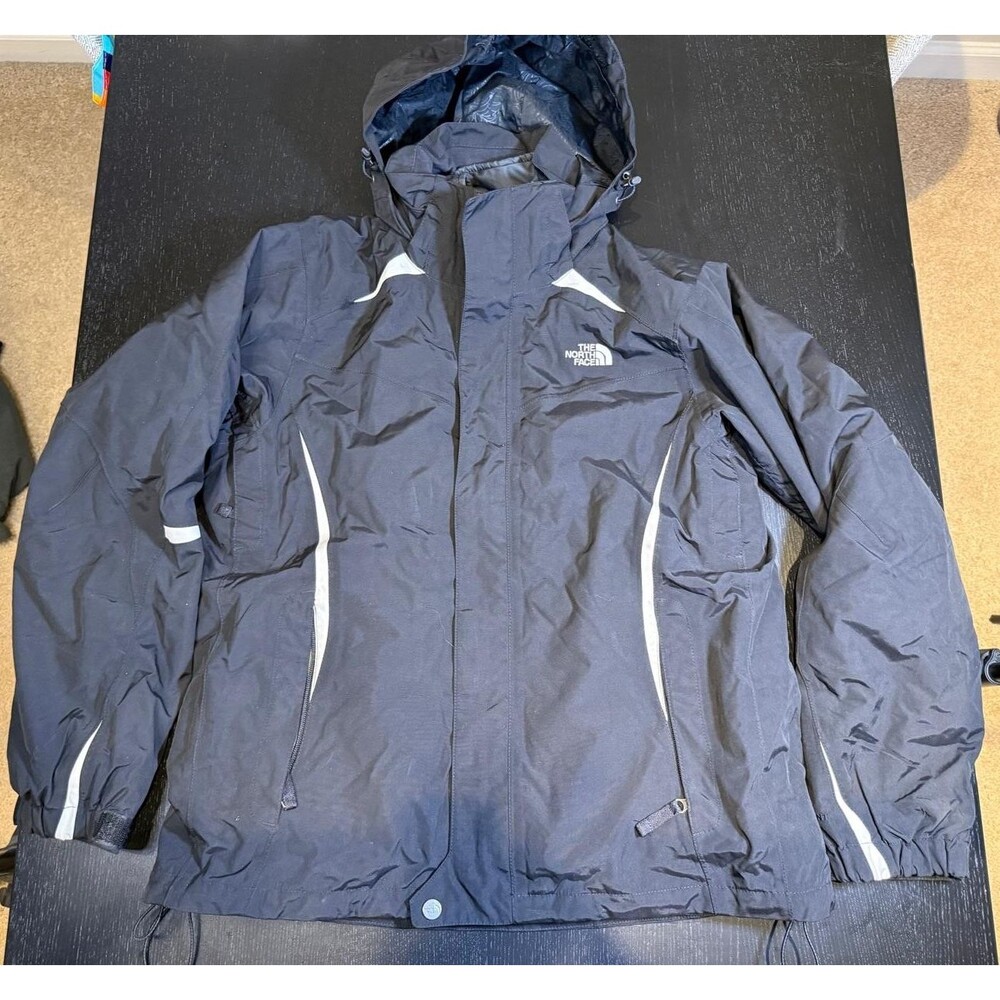 THE NORTH FACE Black/White Ski/Snowboard Winter Coat Womens Size Medium